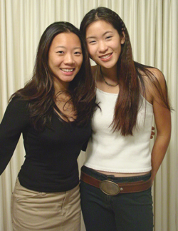 Em and iz, Girls Nite Out 2001