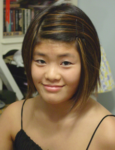 Eugenia before the crimper, Girls Nite Out 2001