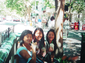 University Ave, Stanford, August 2000