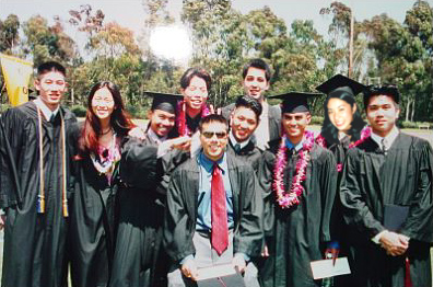 before the ceremony, June 2001
