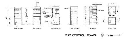 Fire Control Tower at Miller Field