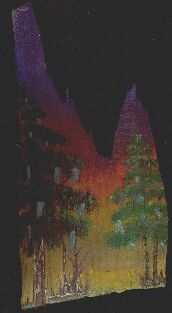 Tree on wood