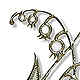 Lily of the valley silvery