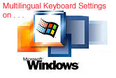 Multilingual Keyboard Settins