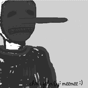 don't make funnu my lubbly drawinG!!!