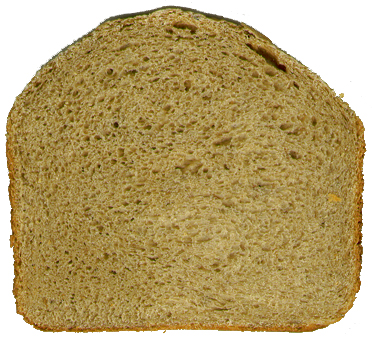 Ezekiel Bread Slice, Actual Size