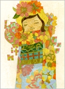 Miyuki Nakazawa/Japanese painting/postcard