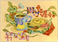 Miyuki Nakazawa/Japanese painting/postcard