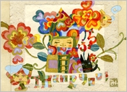 Miyuki Nakazawa/Japanese painting/postcard