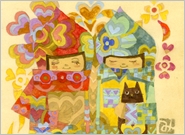 Miyuki Nakazawa/Japanese painting/postcard
