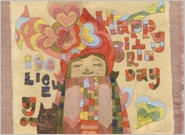 Miyuki Nakazawa/Japanese painting/postcard