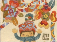 Miyuki Nakazawa/Japanese painting/postcard