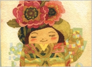 Miyuki Nakazawa/Japanese painting/postcard