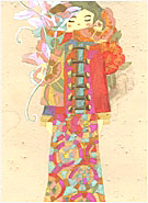 Miyuki Nakazawa/Japanese painting/postcard