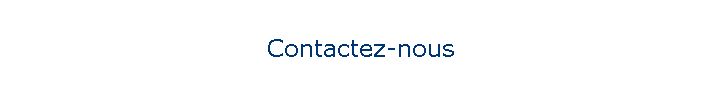 Contactez-nous