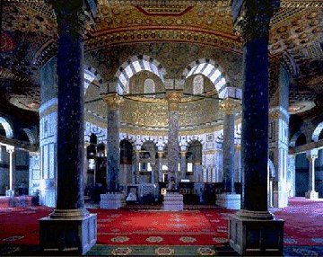 Interior do Domo da Rocha