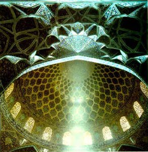Efeito da Luz: Mausol�u de Shah-Hamza Ali em Shiraz, Ir�