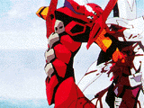 Asuka tearing apart an EVA
