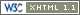 valid XHTML 1.1