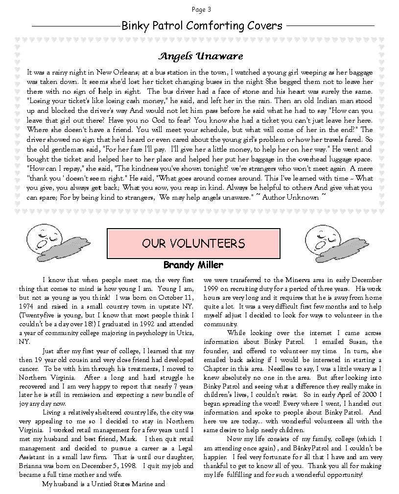 September 2000 newsletter page 3