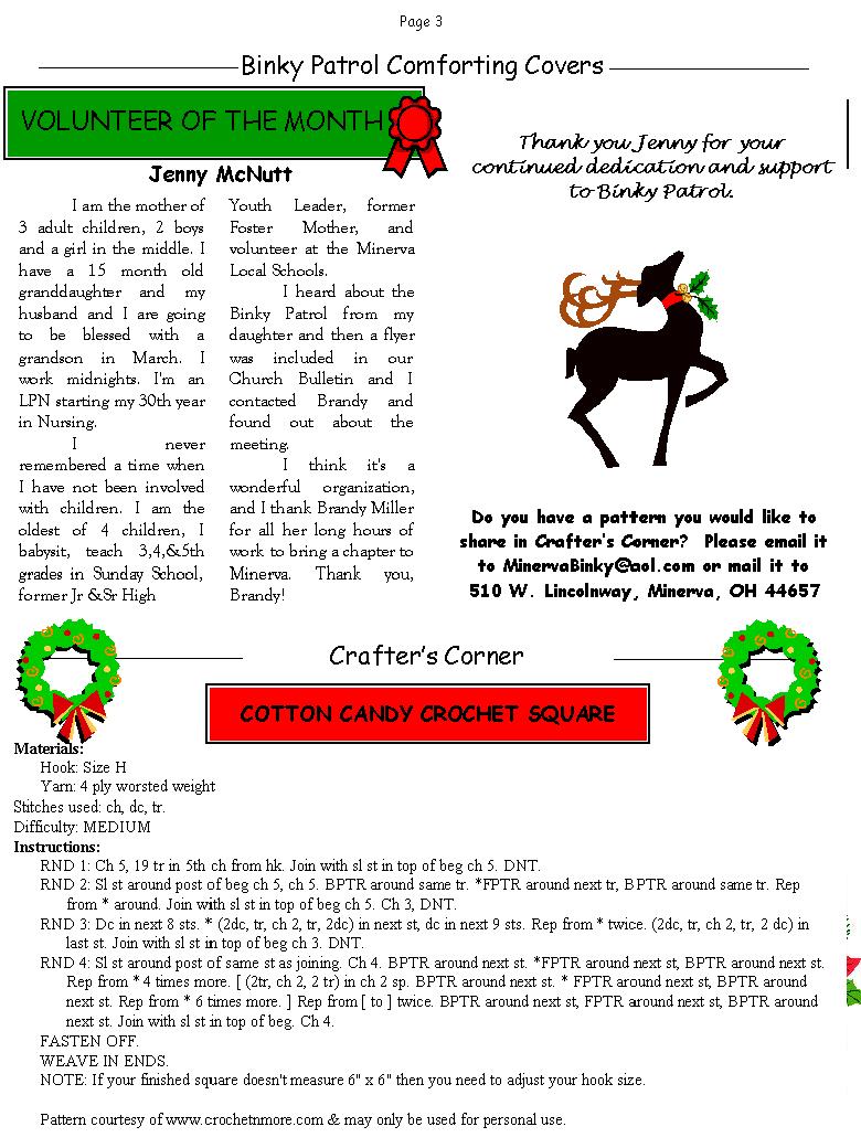 December 2000 newsletter page 3