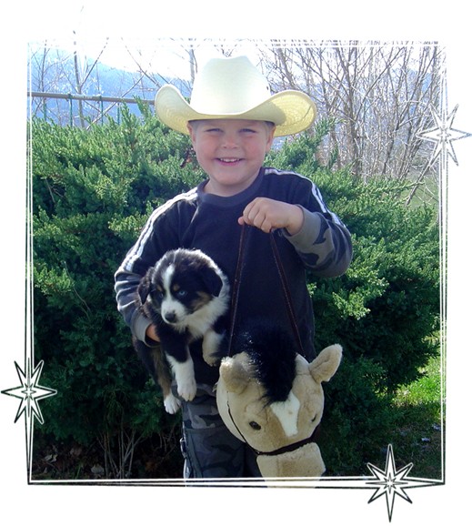 Tyler and Gabbie!&nbsp; Blue eyed Tri out of Ledoux and Skye