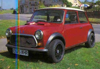 Mini Era Proto Turbo com um motor de um MG Metro