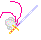 Sword weapon(turns into staff)