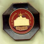 A small plaques `St. Sophias Cathedral`.