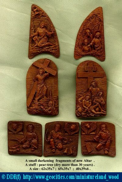 A micro fragments of new Altar `The crucifixion of daily occurrence`