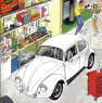 'Fingerprints on bum' (Editorial illustration issue Nr.140-APR/2001)