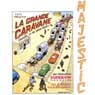 Illustration referring to the SUPER VW BEACH WEEK 2001 (held in Bordeaux-Meringnac/France), 
here shown as a Film AD - The Big Caravan, the scene shows a cinema that is presenting 
this film (Editorial illustration issue Nr.143-JUL/2001)