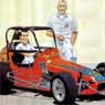Section 'Papy's Story': Victor McBottle in the cockpit of a 'VW Midget' 
a car for the 'Grant Race Cars' category -1972 (Super VW Magazine Nr. 145-SEP/2001)
