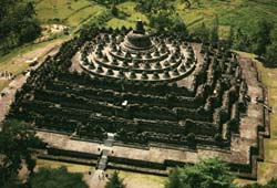 Borobudur - Aerienne