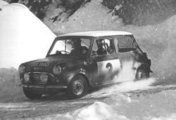 1966 Winner, but later unfairly disqualified with the other two winning Mini's.