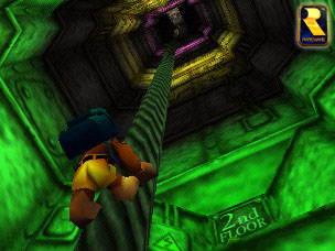 Looks like Banjo doesn't want to take the elevator