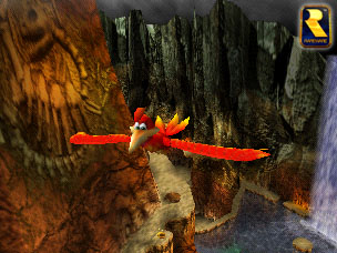 Kazooie flying solo!