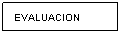 Cuadro de texto: EVALUACION
