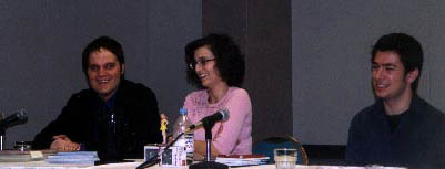 Tiffany and friends at the EVAlasting panel