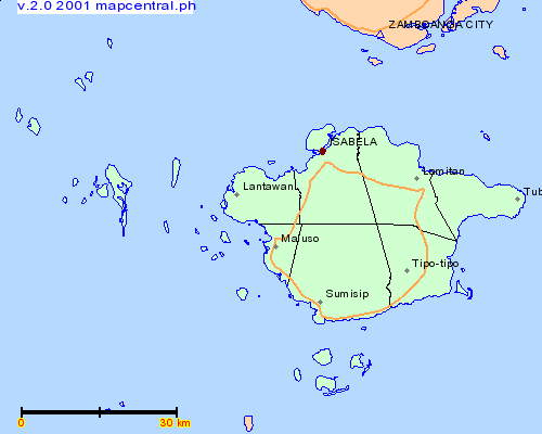 Map Of Basilan