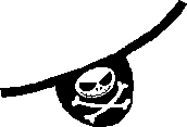 Mr. Skellington Eyepatch by Kate W.