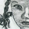 Cara de menina, 28x20cm, 38Kb