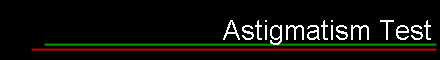 Astigmatism Test