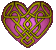 celtic heart (pink)