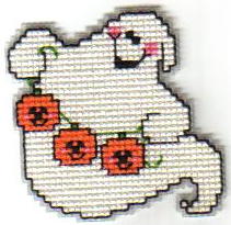 Ghost with Pumpkins