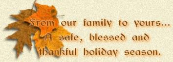 From our family to yours...
