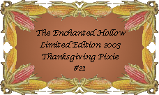 Thanksgiving Pixie Adoption Certificate #21