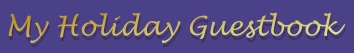 My Holiday Guestbook