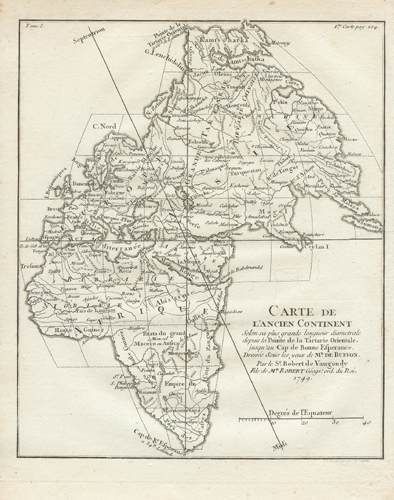 map of the Old Continent