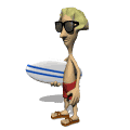 Cool Surfer Dude